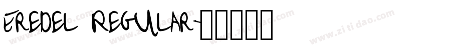 Eredel Regular字体转换